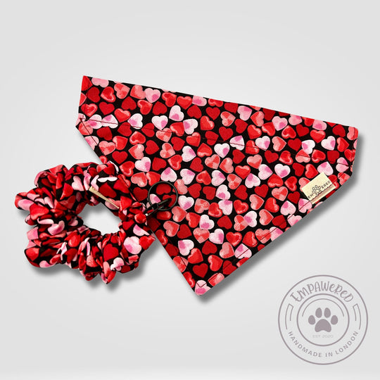 Valentines Sets for Pets Lovers - Dog/Cat Bandanas